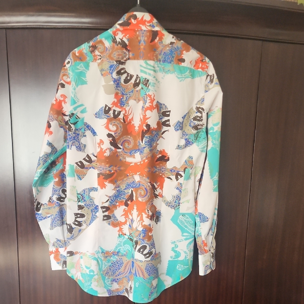 Etro Vibrant Patterned Button Down Shirt - image 5